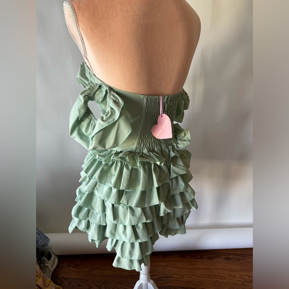 Dolls Kill Sugar Thrillz Exchanging Love Letters Mini Dress - Picture 5 of 11